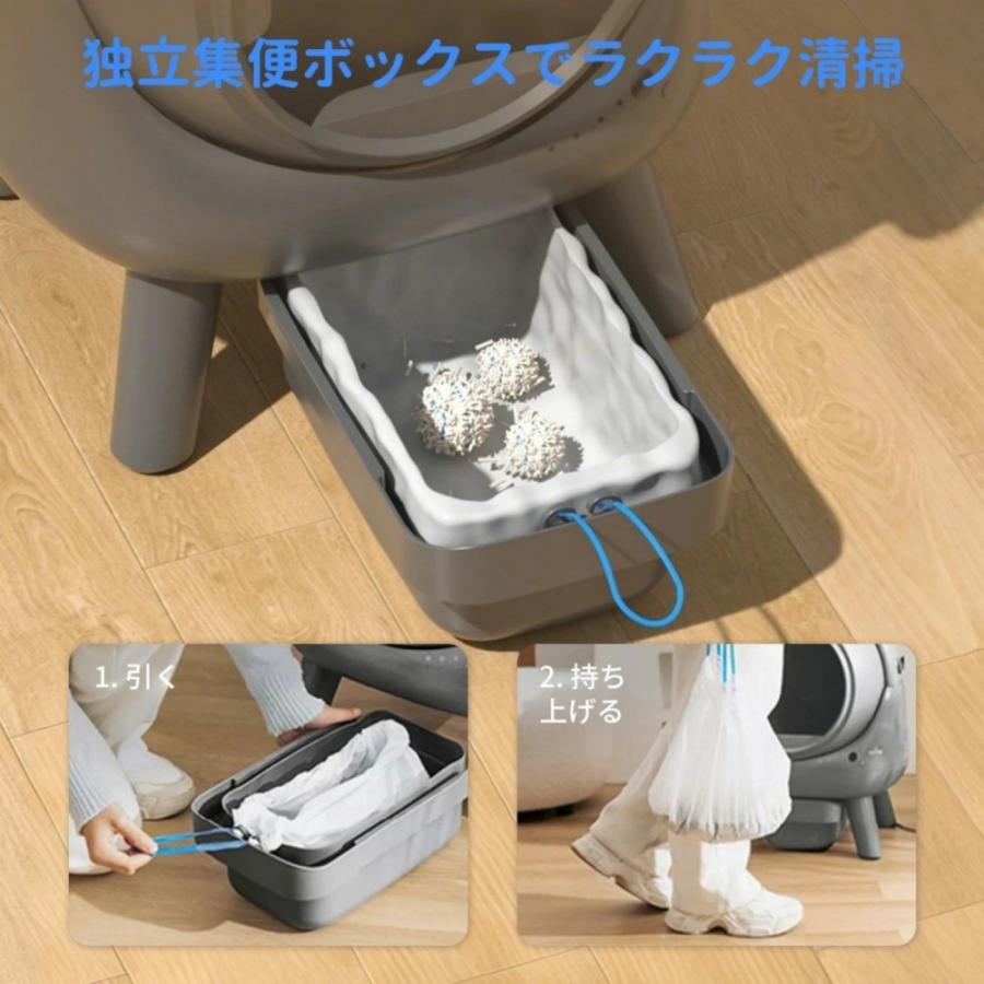 在庫一掃セール】自動猫トイレ 多頭飼い 自動猫トイレ 大きめ 猫トイレ