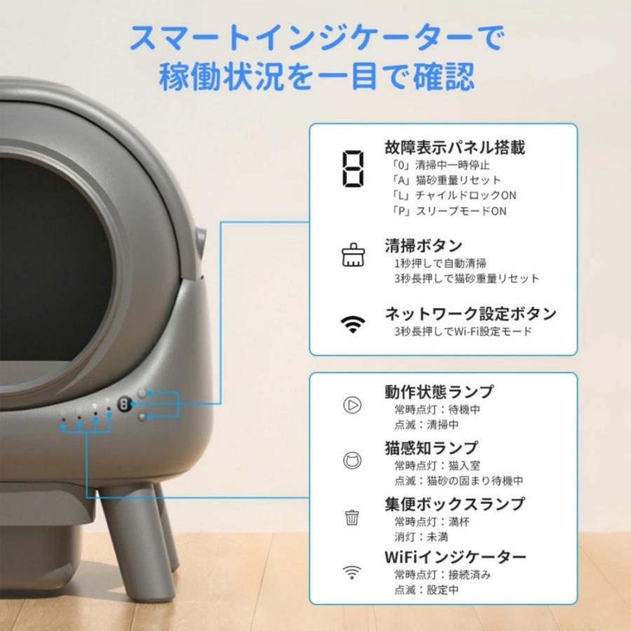 在庫一掃セール】自動猫トイレ 多頭飼い 自動猫トイレ 大きめ 猫トイレ