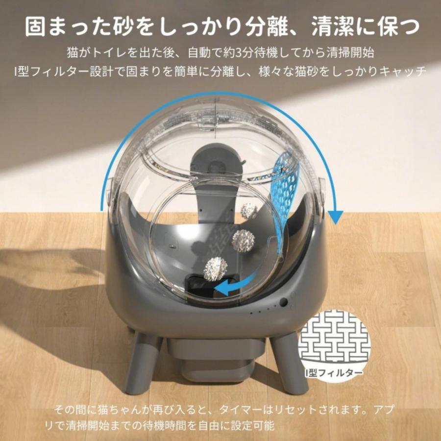 在庫一掃セール】自動猫トイレ 多頭飼い 自動猫トイレ 大きめ 猫トイレ