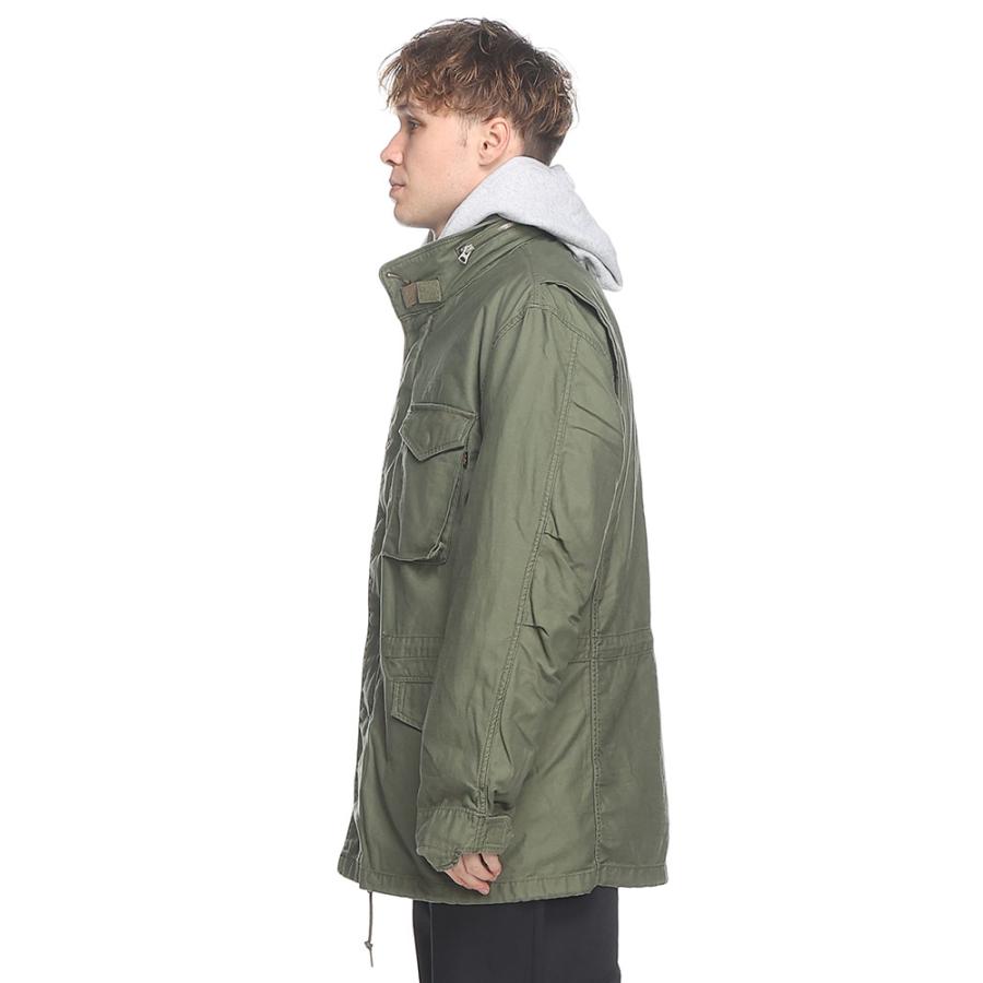 アルファインダストリーズ M65 ライナー付き ミリタリー ハーフコート ユニセックス ALPHA INDUSTRIES INC アウター FIELDJACKET WITH LINER メンズ TA1678019｜hzenmall｜09