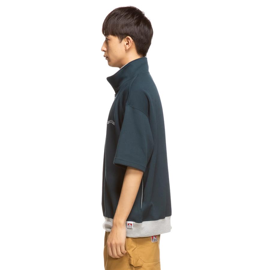 BEN DAVIS（ベンデイビス） Tシャツ ハーフジップ 半袖 Tシャツ HALF