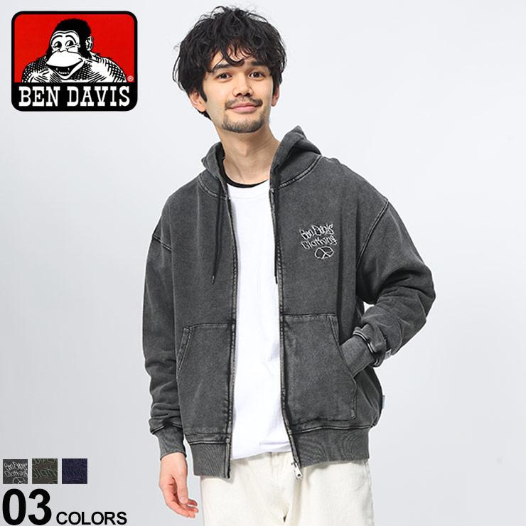 ベンデイビス パーカー ビッグロゴ ヴィンテージ フルジップ BEN DAVIS 