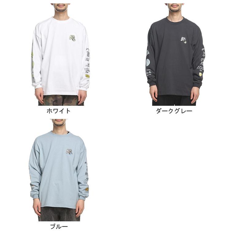 ベンデイビス Tシャツ 袖プリント オーバーサイズ ロングT BEN DAVIS 長袖 ストリート 春服 24380031｜hzenmall｜02