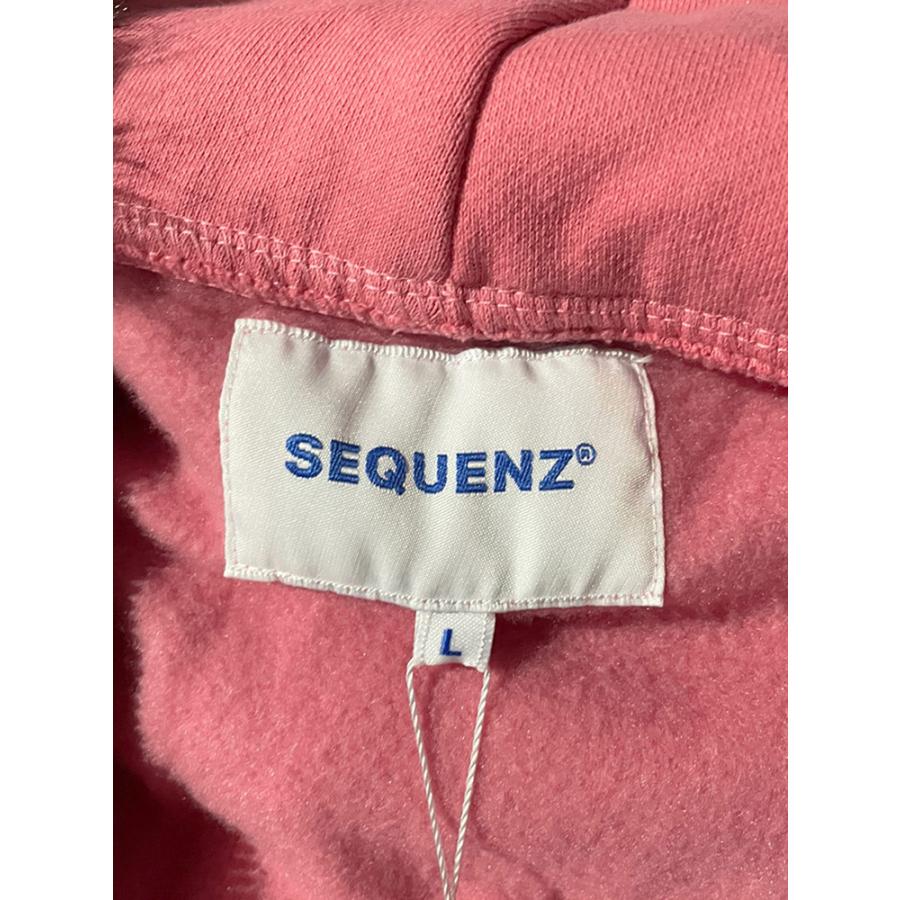 SEQUENZ (シークエンズ) ファー ロゴプリント フルジップ パーカー