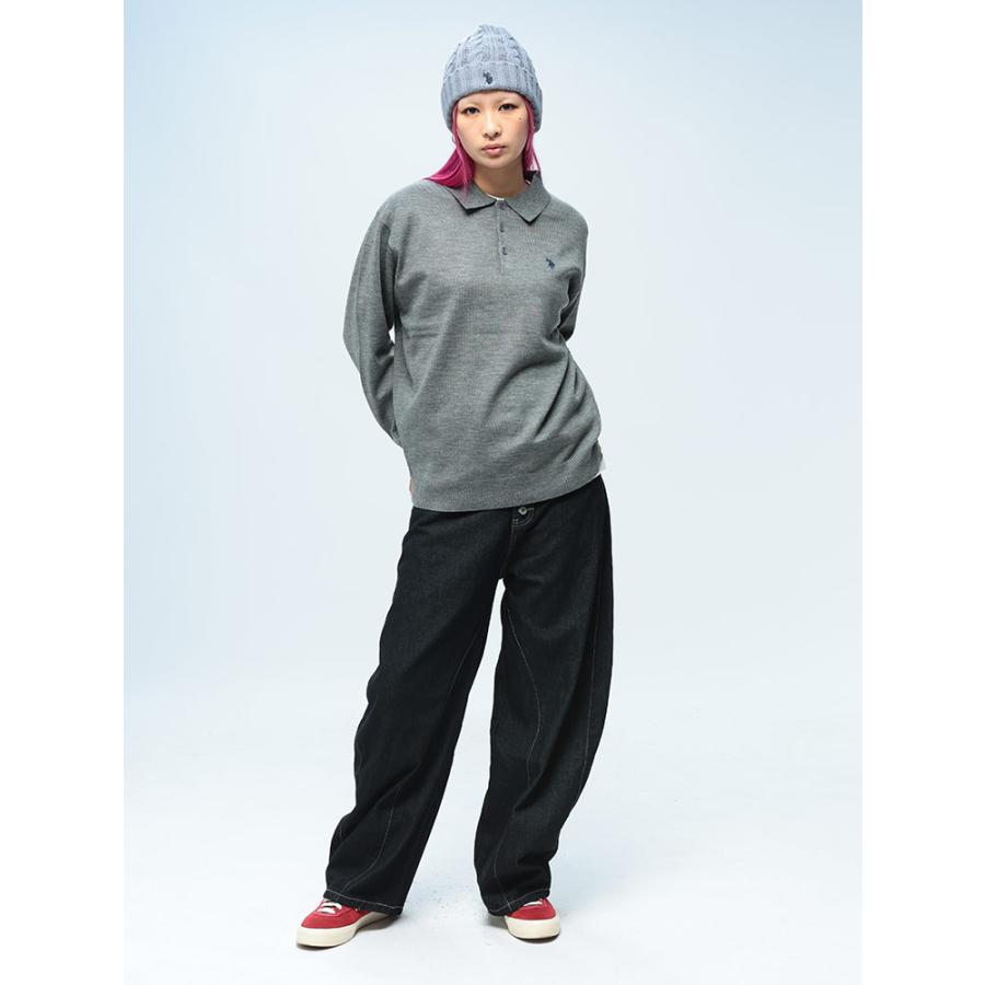 Pedestal Japan polo 長袖 M JAPAN POLO SHIRT | pedestal