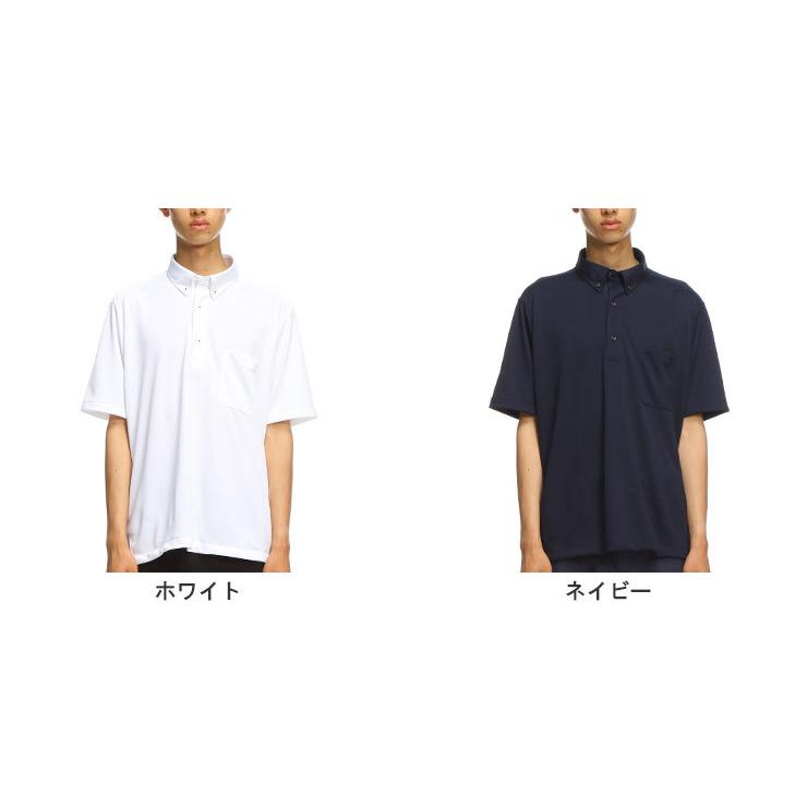 FLEX SHIRTS フレックスシャツ ポロシャツ 吸水速乾 鹿の子 無地