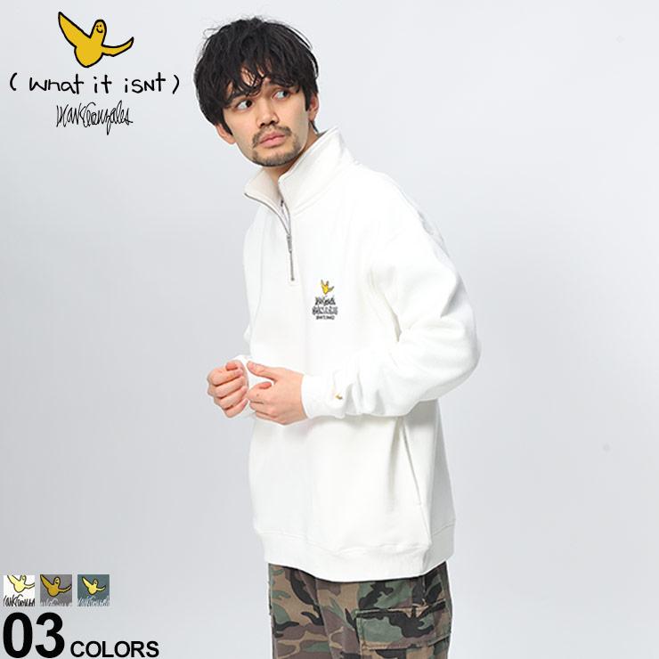 マークゴンザレス スウェット ハーフジップ オーバーサイズ トレーナー