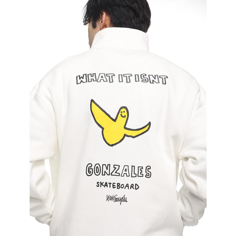 マークゴンザレス スウェット ハーフジップ オーバーサイズ トレーナー