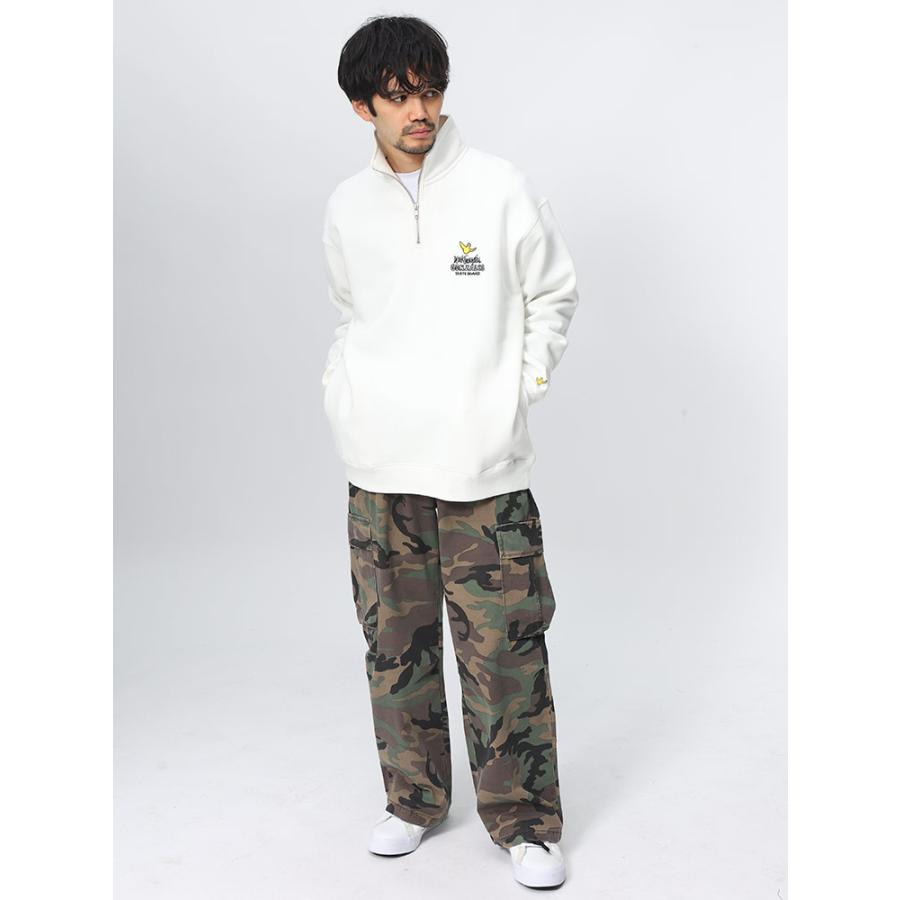 マークゴンザレス スウェット ハーフジップ オーバーサイズ トレーナー