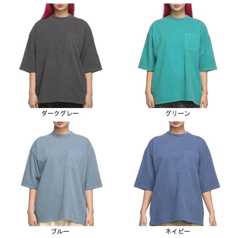 グッドウェア Tシャツ オーバーサイズ 半袖 ポケット付き ストリート Goodwear ユニセックス 春服 トップス 2W7-14204｜hzenmall｜02