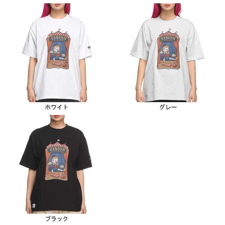 ヴィジョンストリートウェア Tシャツ ロゴ刺しゅう 半袖 スケートボード ストリート VISION STREET WEAR ユニセックス 春服 トップス 4505011｜hzenmall｜02