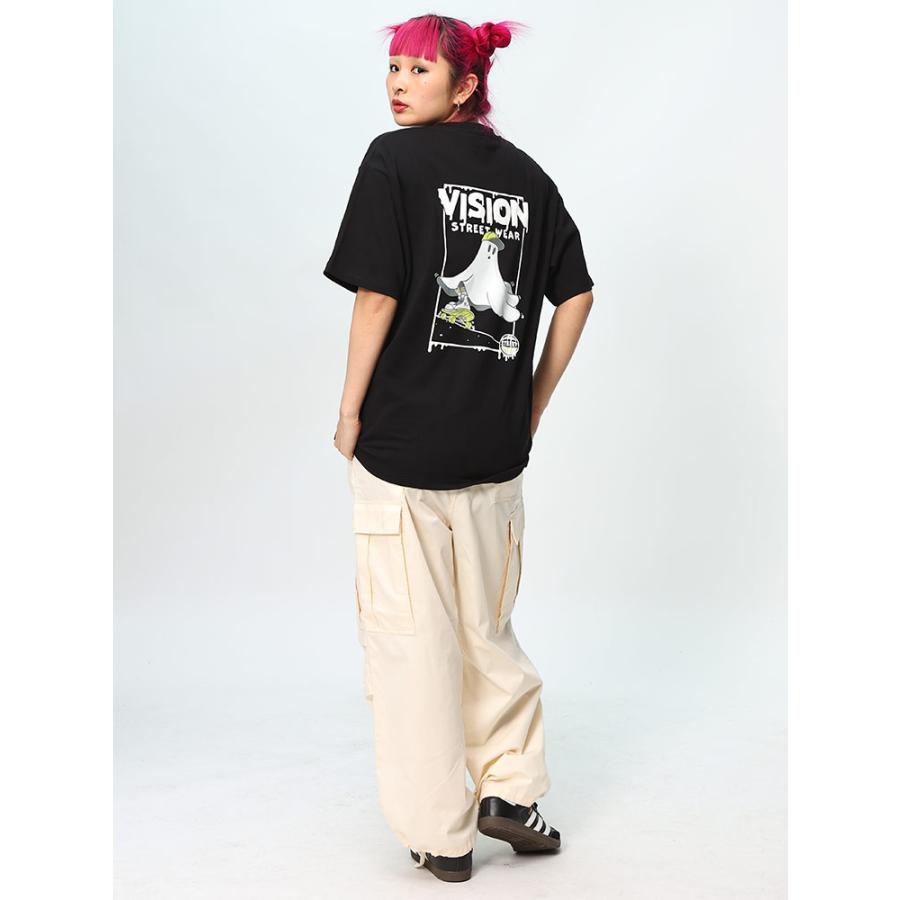 ヴィジョンストリートウェア Tシャツ ゴーストプリント 半袖 スケートボード ストリート VISION STREET WEAR ユニセックス 春服 トップス 4505038｜hzenmall｜10