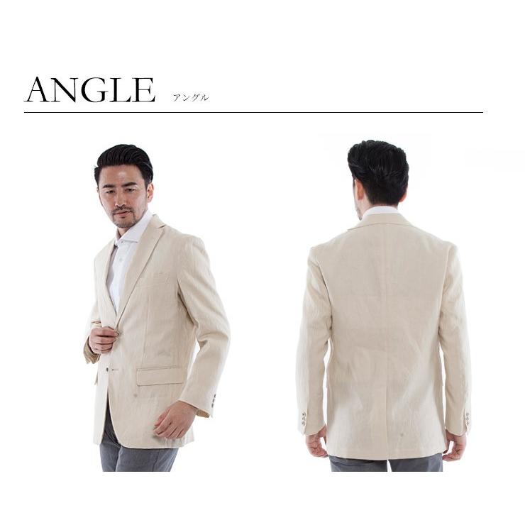 麻 ジャケット サマージャケット リネンジャケット 100 テーラードジャケット メンズ ビジネス 春 夏 春夏 Web限定 原宿ゼンモール 通販 Yahoo ショッピング