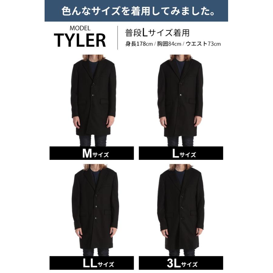 チェスターコート カジュアル ビジネス フォーマル メンズ ストレッチ シングル 3ツ釦 メルトン アウター 防寒 防風 通勤 通学 秋冬 送料無料 原宿ゼンモール 通販 Yahoo ショッピング