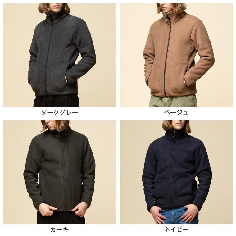FIRST DOWN ファーストダウン ジャケット BASIC フリースジャケット 裏 