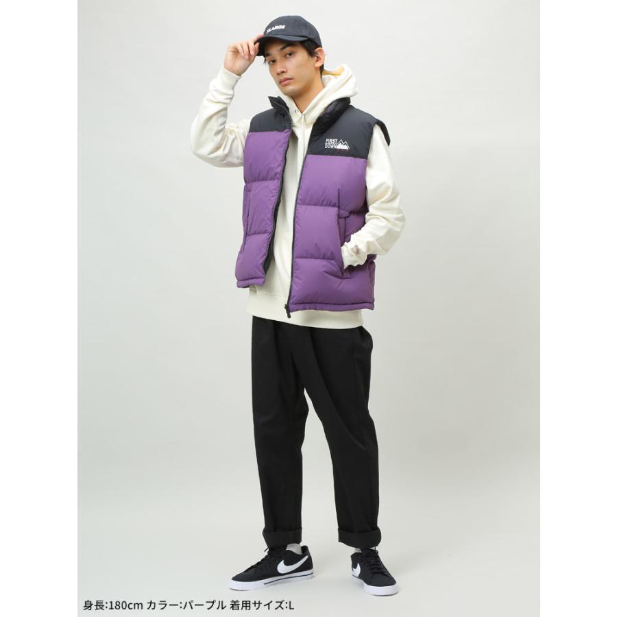 ファーストダウン ダウンジャケット FIRST DOWN USA ファーストダウンユーエスエー ダウンベスト リバーシブル BUBBLE DOWN VEST ベスト F140501C｜hzenmall｜15