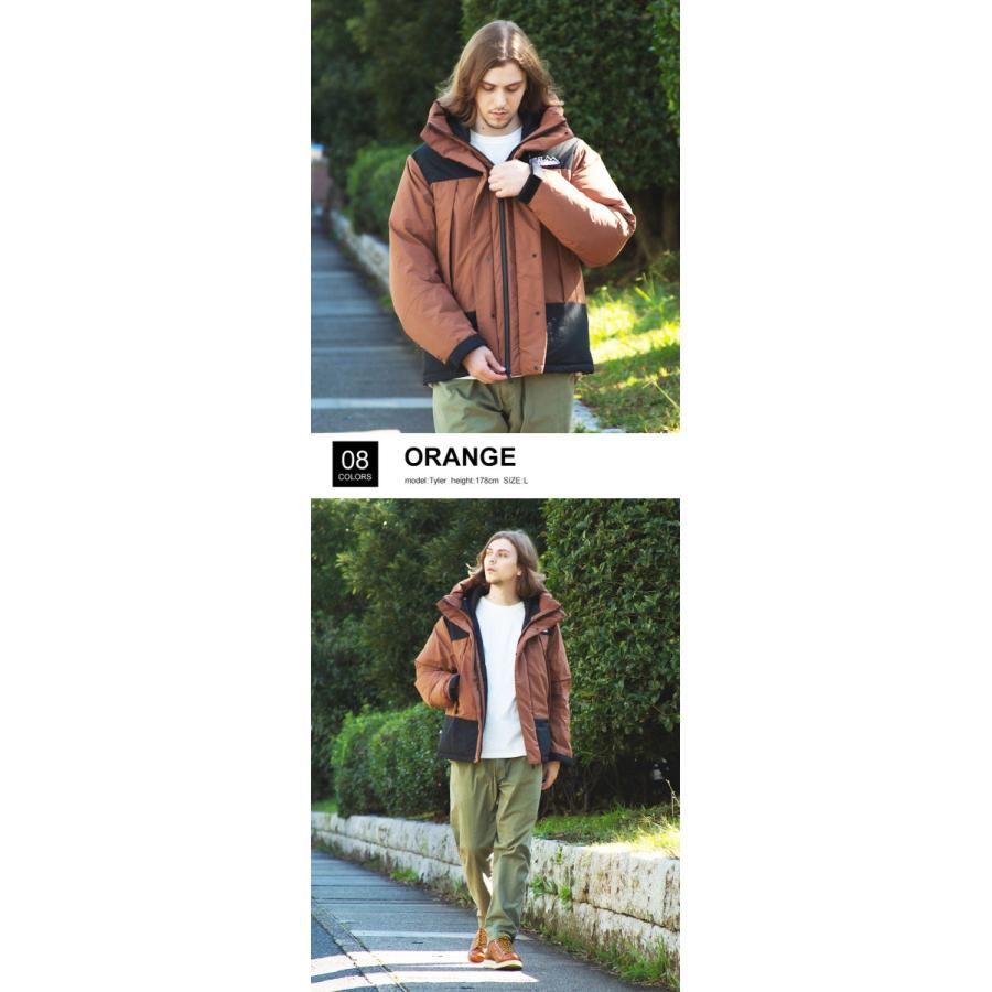 FIRST DOWN フード付きジャケット ダークブラウン FIRST DOWN(ファーストダウン) / ダウンパーカー ジャケット