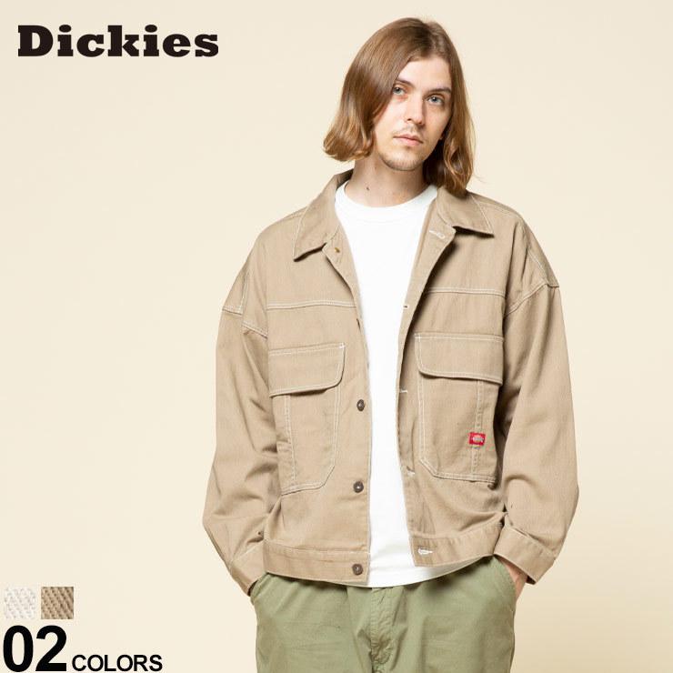 Dickies（ディッキーズ） ブルゾン 綿100％ BIGポケット 襟付き