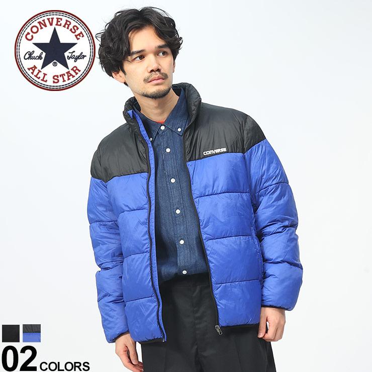 PURPLE LABEL / 切り替え パデットブルゾン　中綿　ダウン CONVERSE（コンバース） パテッドブルゾン フルジップ 切り替え