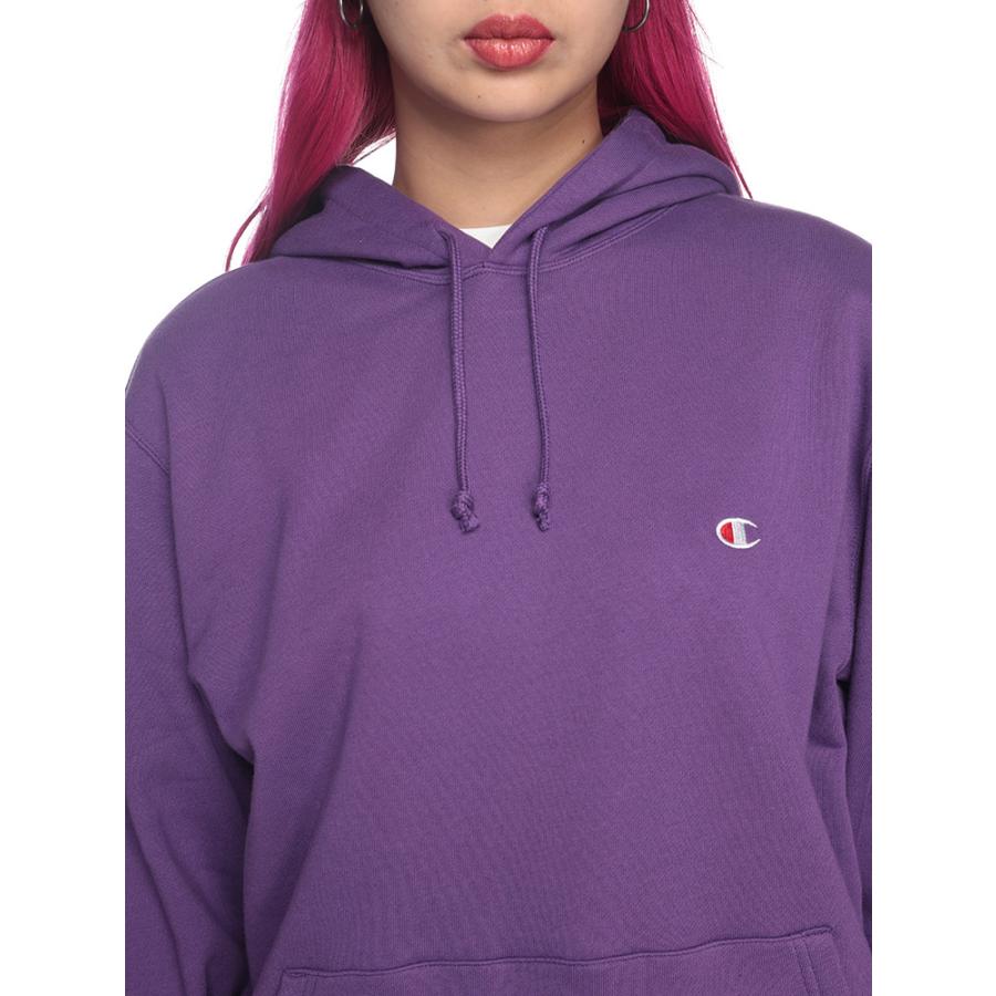 Champion（チャンピオン） パーカー 裏毛 胸ロゴ ポケット付き プル