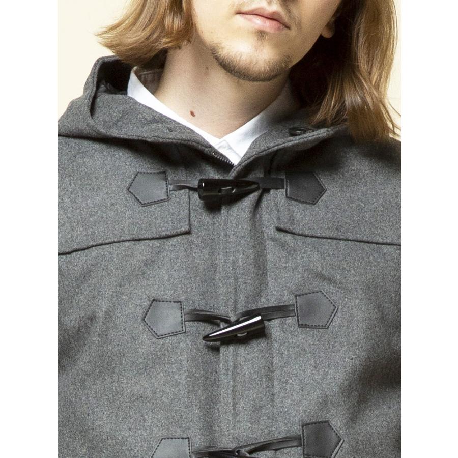 ダッフルコート メンズ 学生 通勤 通学 ハーフコート フード ビジネス ウール混 メルトン ダッフル 秋 冬 Web限定 原宿ゼンモール 通販 Yahoo ショッピング