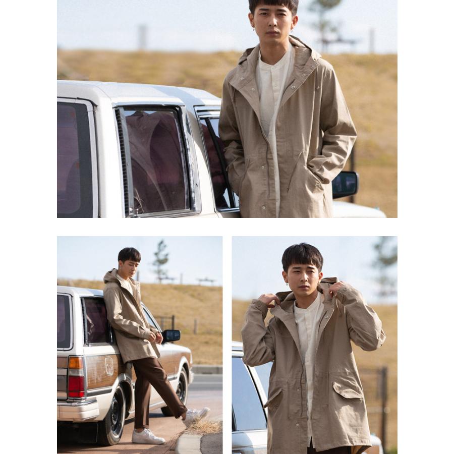 モッズコート メンズ ストレッチツイル フード フルジップ モッズコート Nylaus ナイラス n 原宿ゼンモール 通販 Yahoo ショッピング