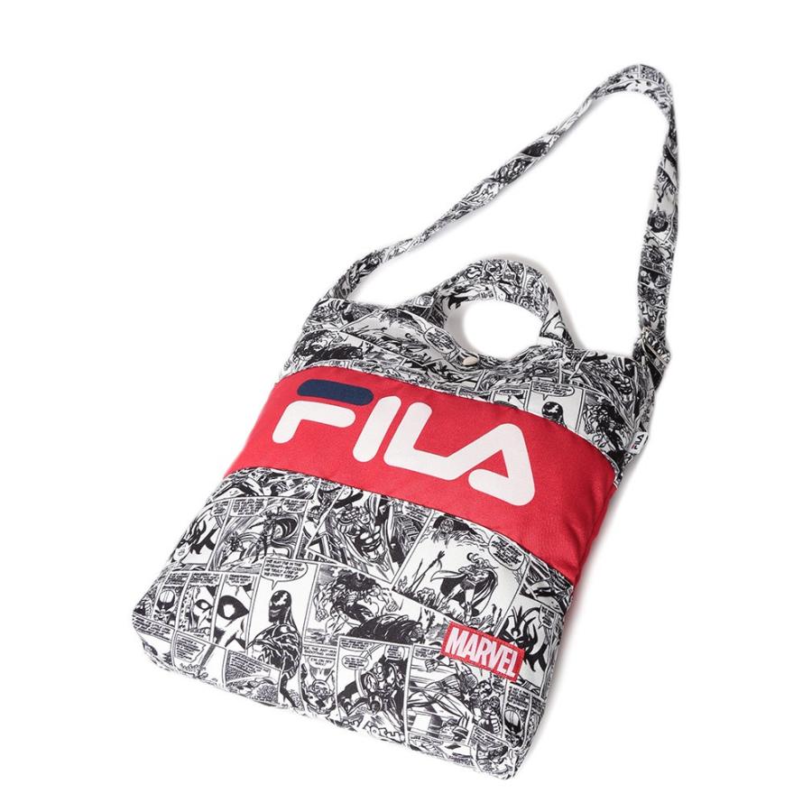 Fila Marvel フィラマーベル バッグ トートバッグ コミックパターン ロゴ ショルダー トートバッグ Fmc3006 原宿ゼンモール 通販 Yahoo ショッピング