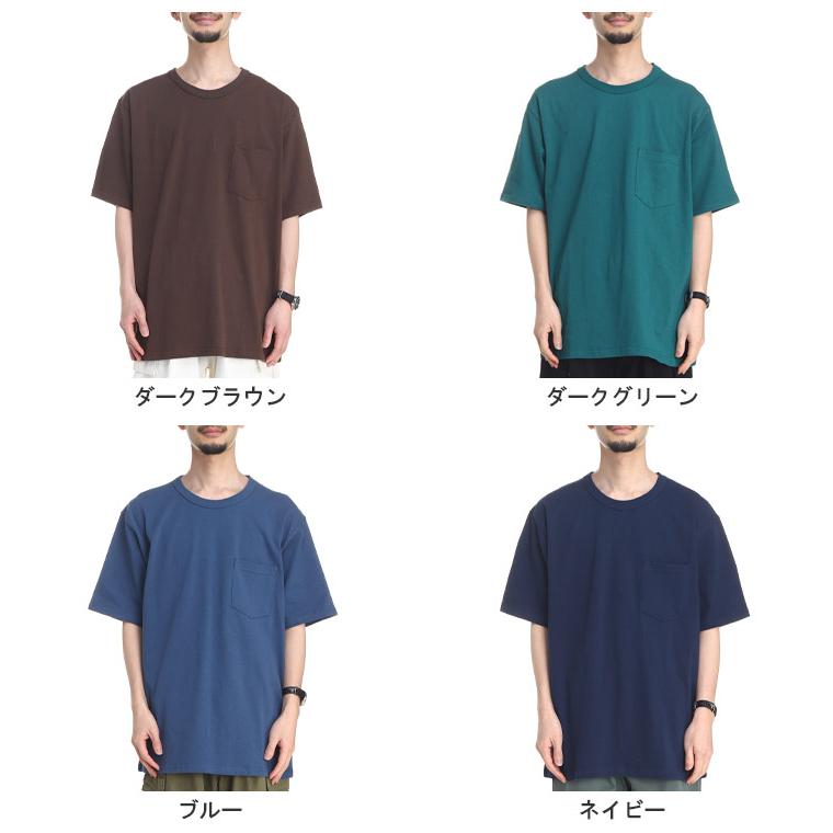 エスアンドサンズ Tシャツ ヘビーウェイト S＆SONS ポケット付き 7.4oz 半袖 ユニセックス｜hzenmall｜03