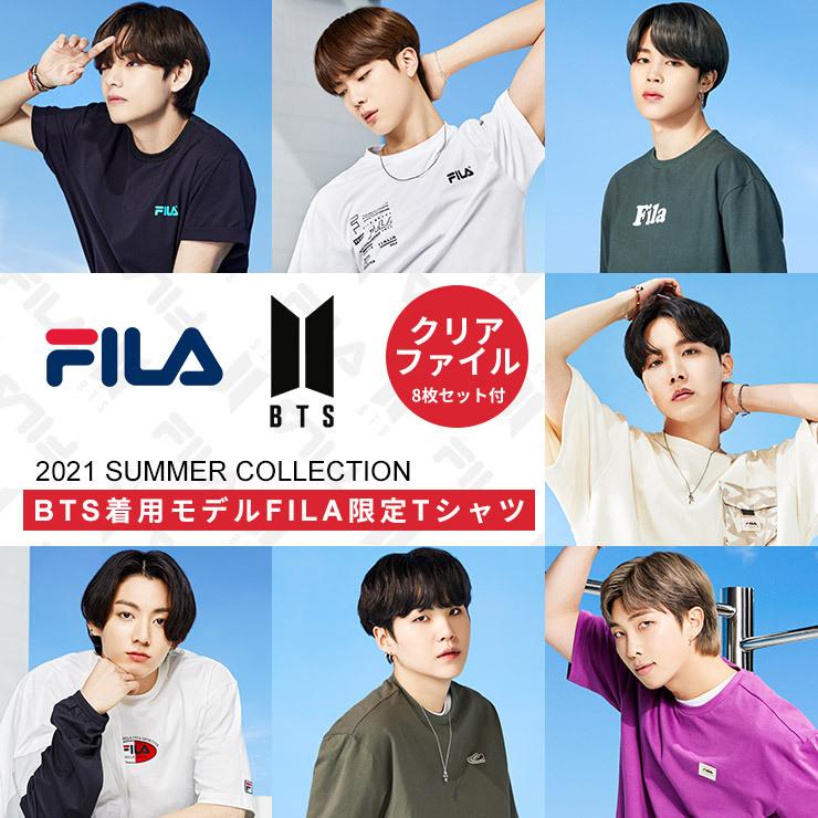 BTS 着用モデルFILA 限定Tシャツ グッズ 公式 限定コレクション FS0136