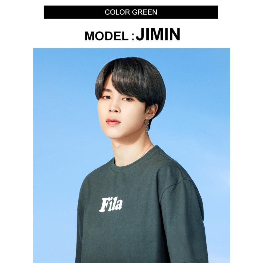 防弾少年団(BTS) - BTS FILA VOYAGER COLLECTION Tシャツ ジョングク 新品未使用】BTS ジョングク 着用 FILA Tシャツ Mサイズ - メルカリ