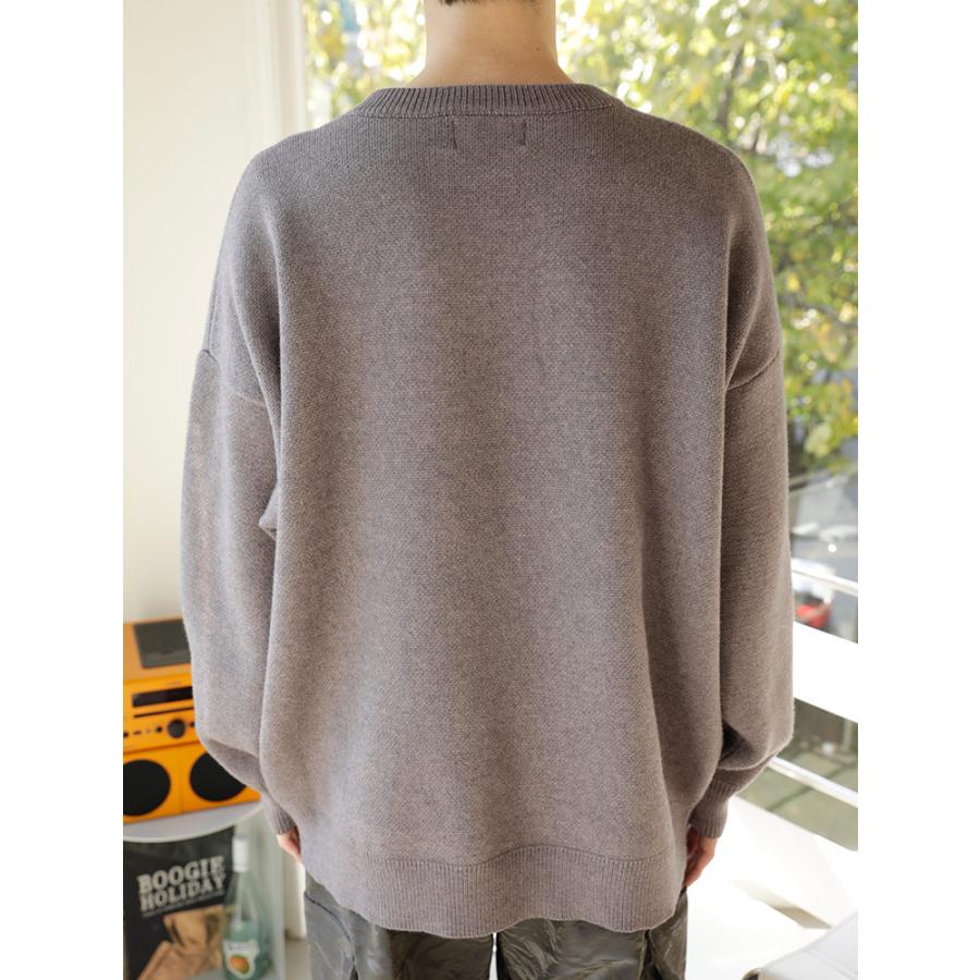 ウッディンドール ニット くまプリント ユニセックス セーター