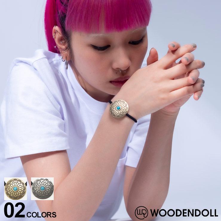 ウッディンドール ヘアゴム ブレスレット コンチョ ユニセックス