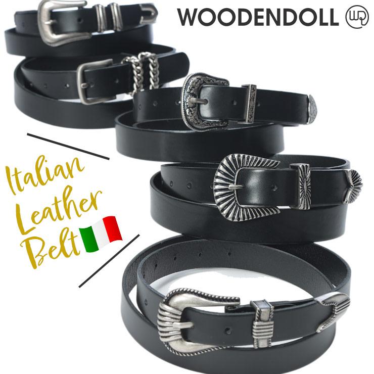WOODENDOLL (ウッディンドール) イタリアンレザー ベルト アソート
