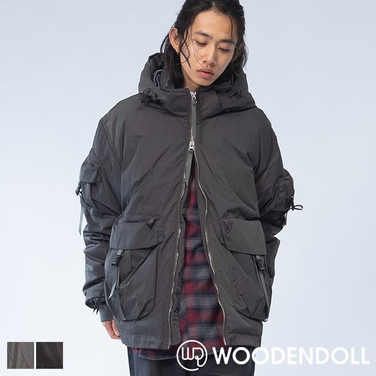 WOODENDOLL パテッドブルゾン フード着脱 マルチポケット ジャケット