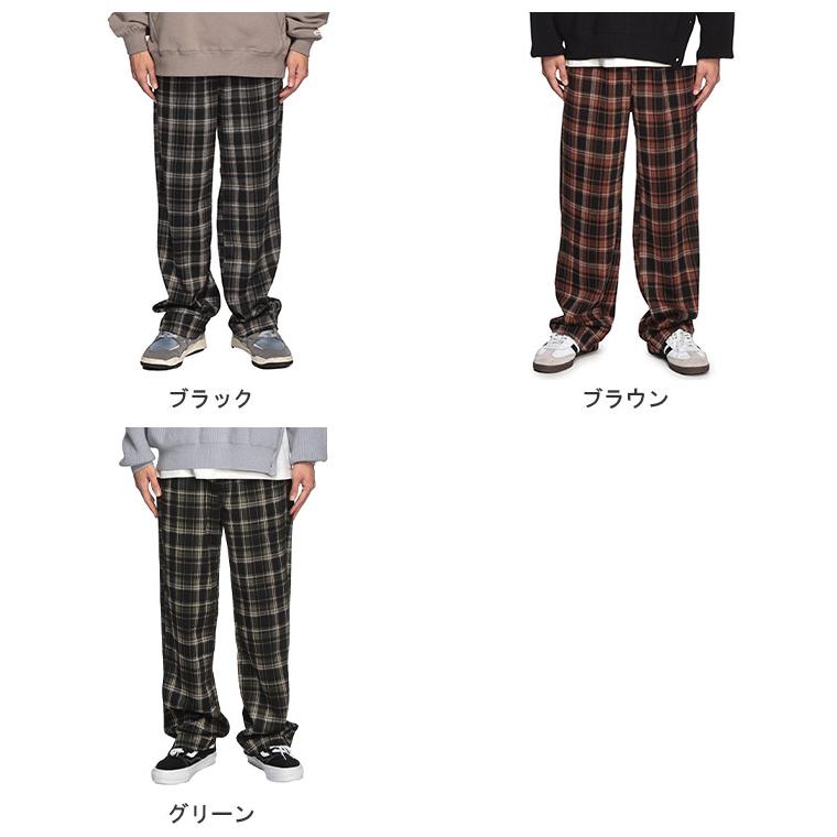 WOODENDOLL ワイドパンツ チェック柄 ユニセックス ウエストコード