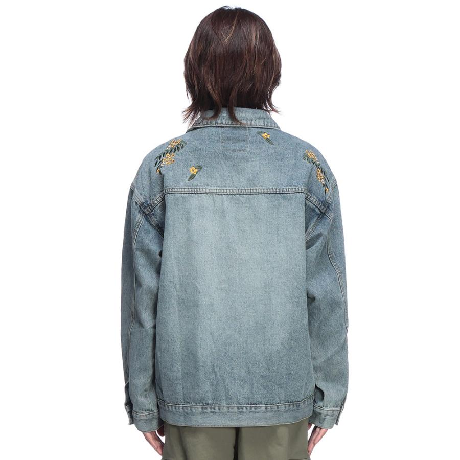 WOODENDOLL (ウッディンドール) フラワー刺繍 デニム ジャケット