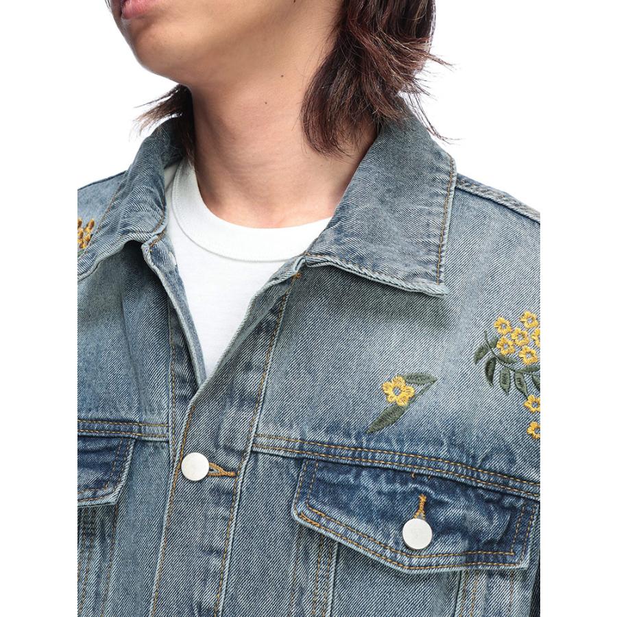 WOODENDOLL (ウッディンドール) フラワー刺繍 デニム ジャケット