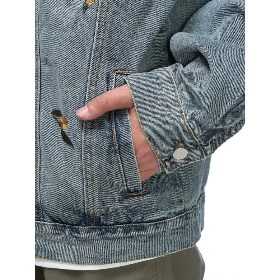 WOODENDOLL (ウッディンドール) フラワー刺繍 デニム ジャケット