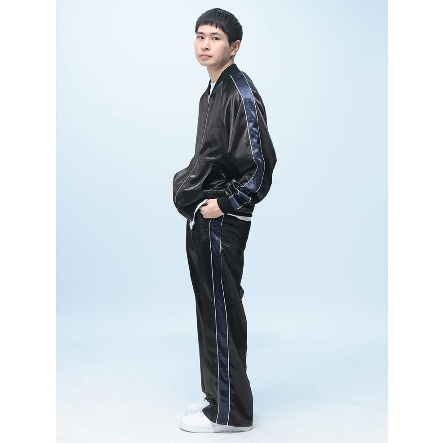 TESS (テス) セットアップ ジャージ サテン生地 SETUP ユニセックス