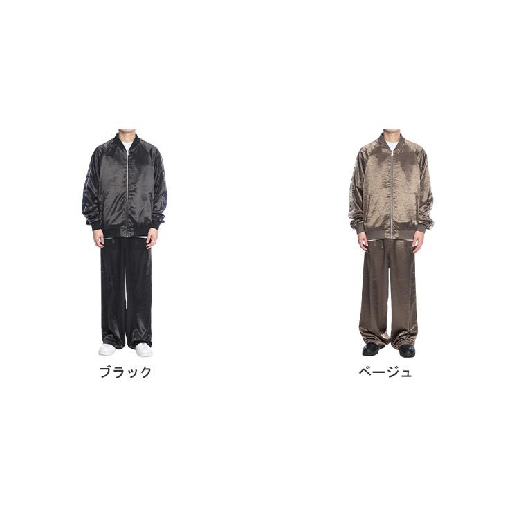 TESS (テス) セットアップ ジャージ サテン生地 SETUP ユニセックス