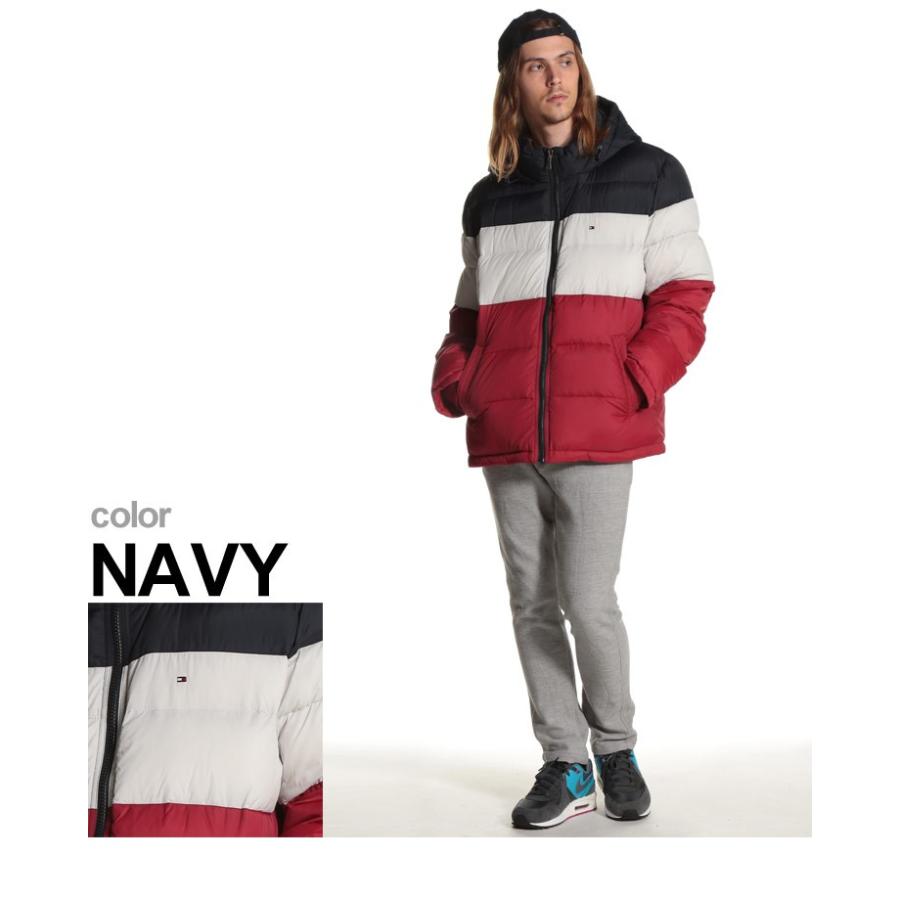 TOMMY HILFIGER トミーヒルフィガー トリコロールカラー 中綿 