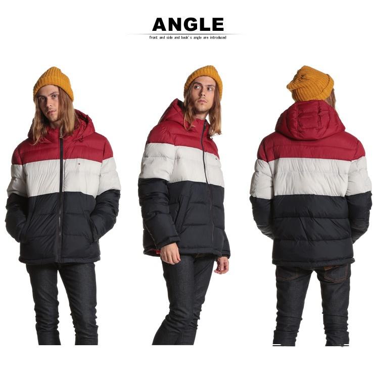 TOMMY HILFIGER（トミー・ヒルフィガー） トリコロールカラー 中綿 