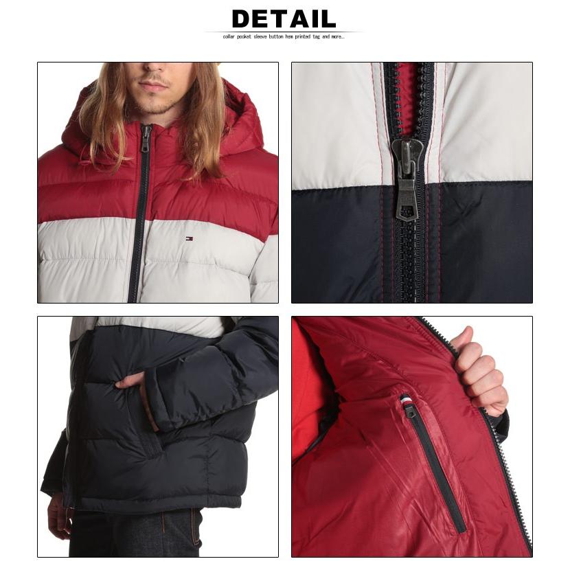 TOMMY HILFIGER（トミー・ヒルフィガー） トリコロールカラー 中綿 
