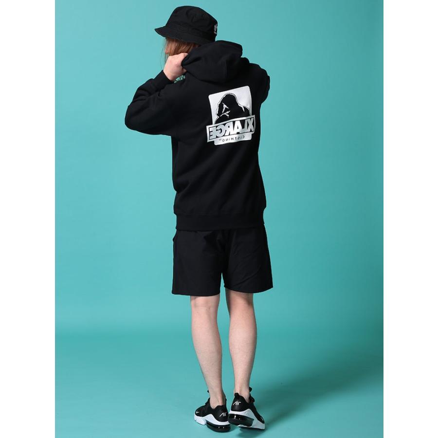 X Large エクストララージ パーカー L ブラック ワンポイント ロゴ パーカー Www Angare Com