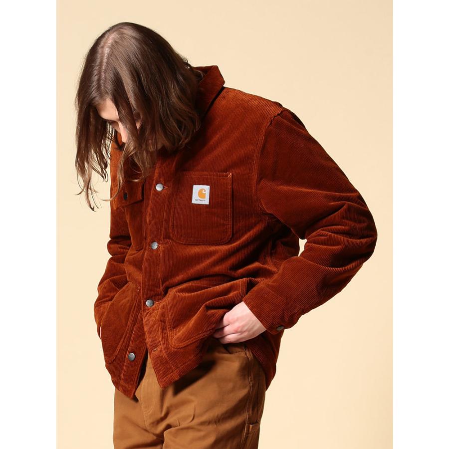 カーハート ジャケット Carhartt 中綿ジャケット コーデュロイ ポケット フルボタン 中綿 ジャケット Wip Michigan Coat Corduroy I 原宿ゼンモール 通販 Yahoo ショッピング