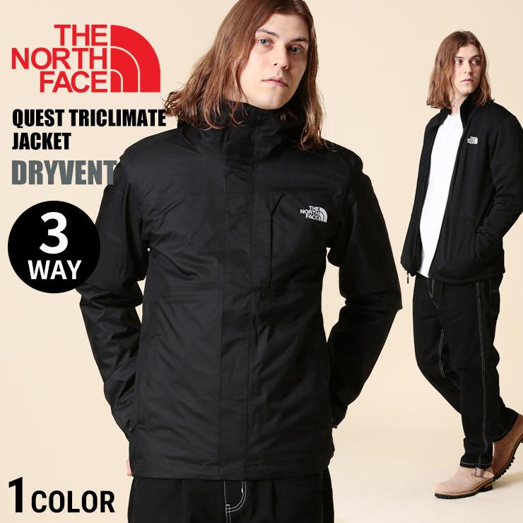 ザノースフェイス ジャケット The North Face 3way フード フルジップ ジャケット Quest Triclimate Jacket Dryvent Nf0a3yfh 原宿ゼンモール 通販 Yahoo ショッピング