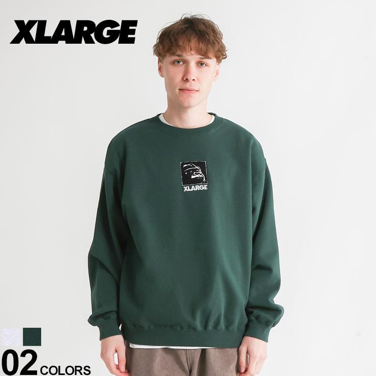 XLARGE エクストララージ スウェット ロゴ刺しゅう トレーナー XLARGE エクストララージ スウェット ロゴ刺しゅう トレーナー