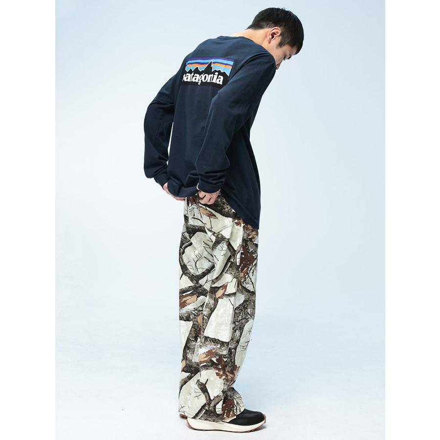 patagonia（パタゴニア） P-6ロゴ バックプリント クルーネック 長袖T