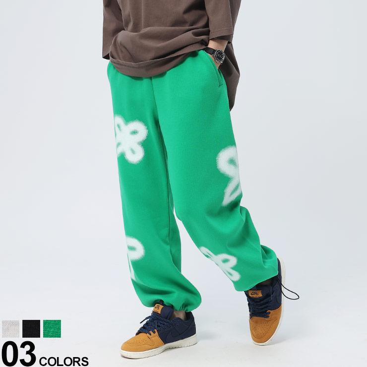 Y's shopさま専用　スウェットパンツのみ22000円 SHINE (シャイン) スプレープリント スウェット ワイドパンツ - パンツ