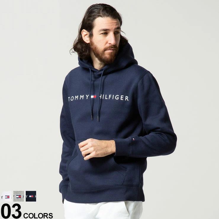 TOMMY HILFIGER トミーヒルフィガー 裏起毛 フロントロゴ プル